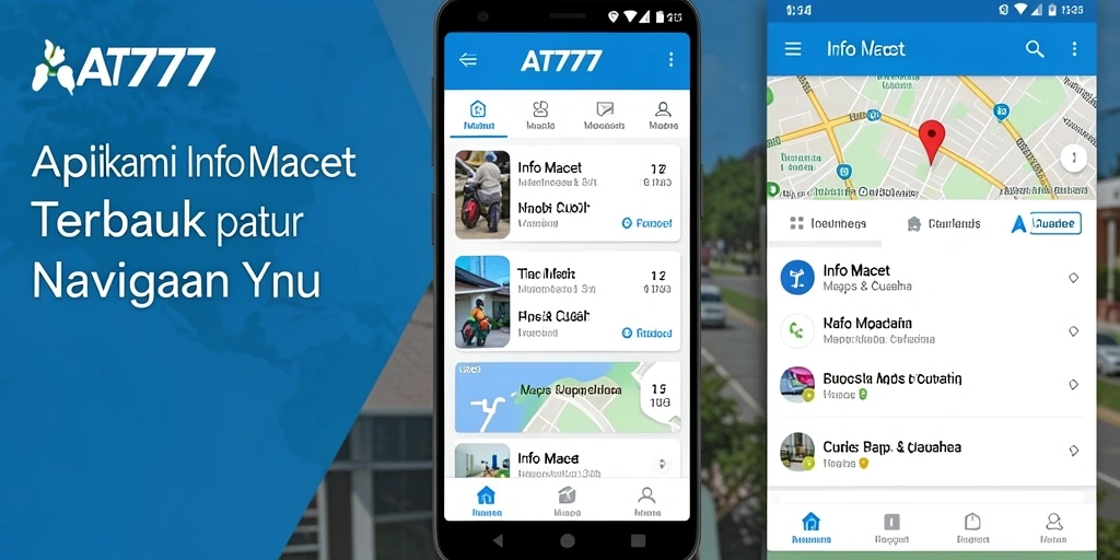Tampilan antarmuka utama AT777 yang informatif dan mudah dinavigasi.