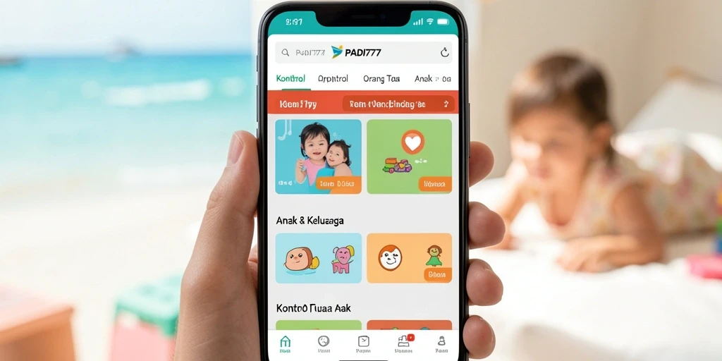 Antarmuka PADI777 menampilkan kontrol orang tua yang intuitif dan mudah digunakan.